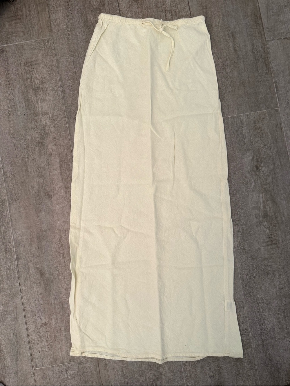 Glassons Cream Drawstring Maxi Skirt